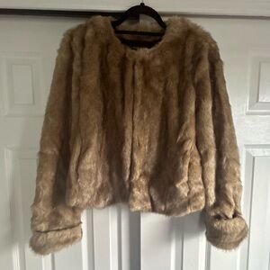 Zara faux fur jacket